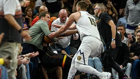 Nuggets star Nikola Jokic, Suns owner Mat Ishbia get into courtside altercation