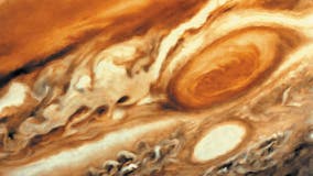 Jupiter's forecast: Swirling storms as big as Earth that last for years