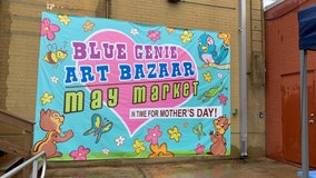 Austin mothers and families celebrate Mother's Day at the Blue Genie Art Bazaar