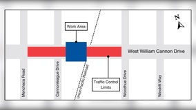 Construction on W. William Cannon Drive in South Austin prompts traffic changes