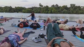 Free movement and meditation event on Lady Bird Lake for Mental Health Awareness Month