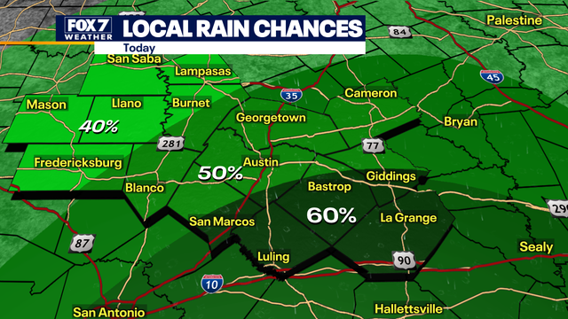 Austin weather: One more round of hit-and-miss storms