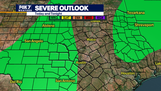 Austin weather: Rainy week with potential for some storms