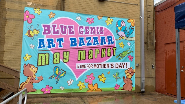 Austin mothers and families celebrate Mother's Day at the Blue Genie Art Bazaar