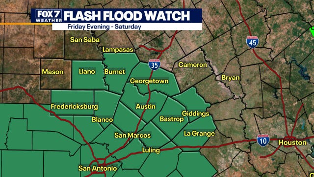 Austin weather: Severe weather threat, flooding risk trending up this weekend