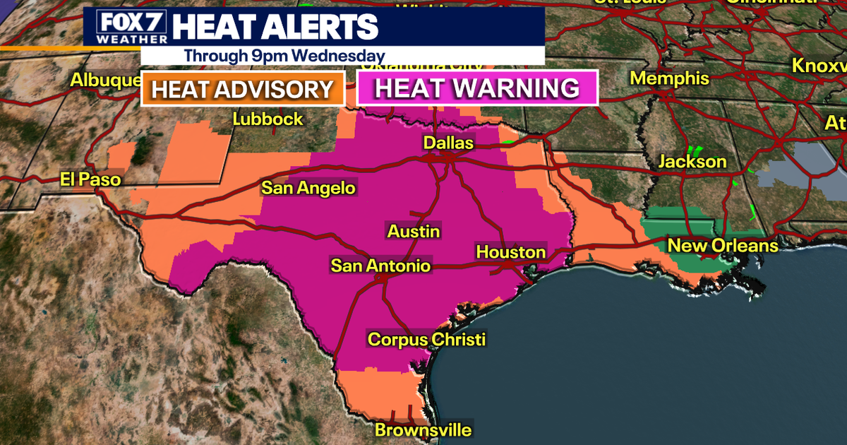 Austin weather: Excessive heat warning extended through Wednesday as ...