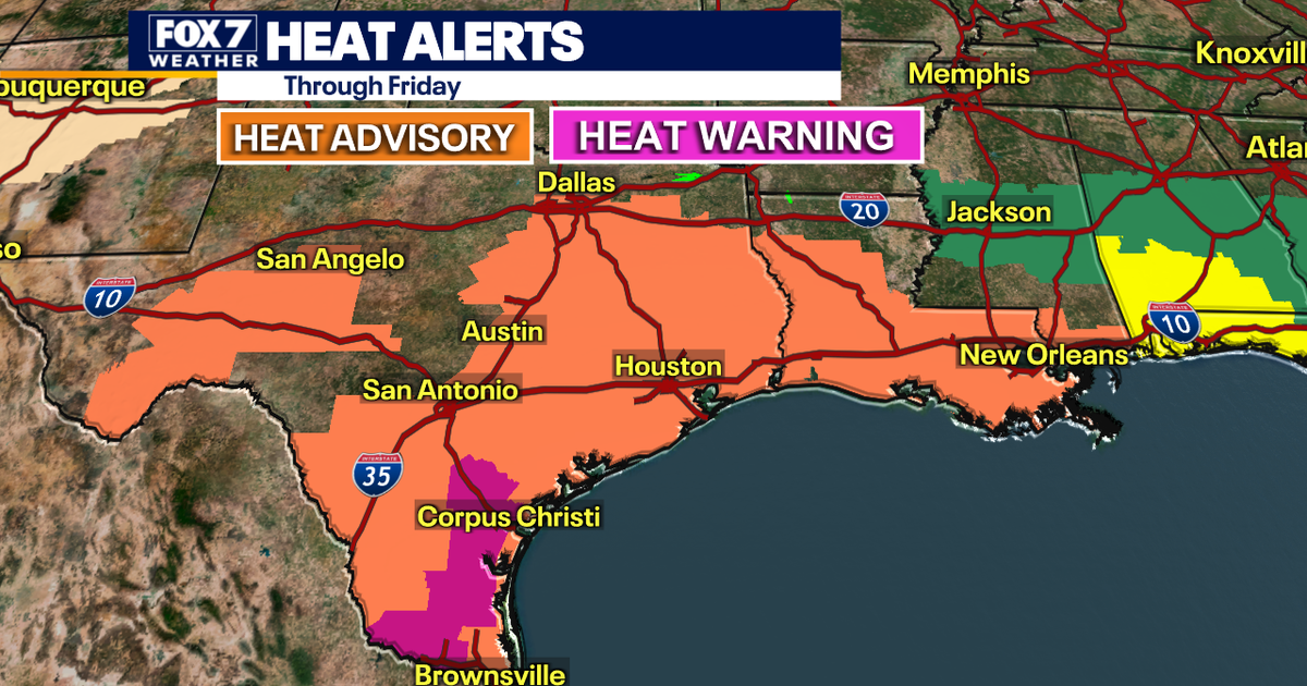 Austin weather: Heat Advisory for parts of Central Texas | FOX 7 Austin