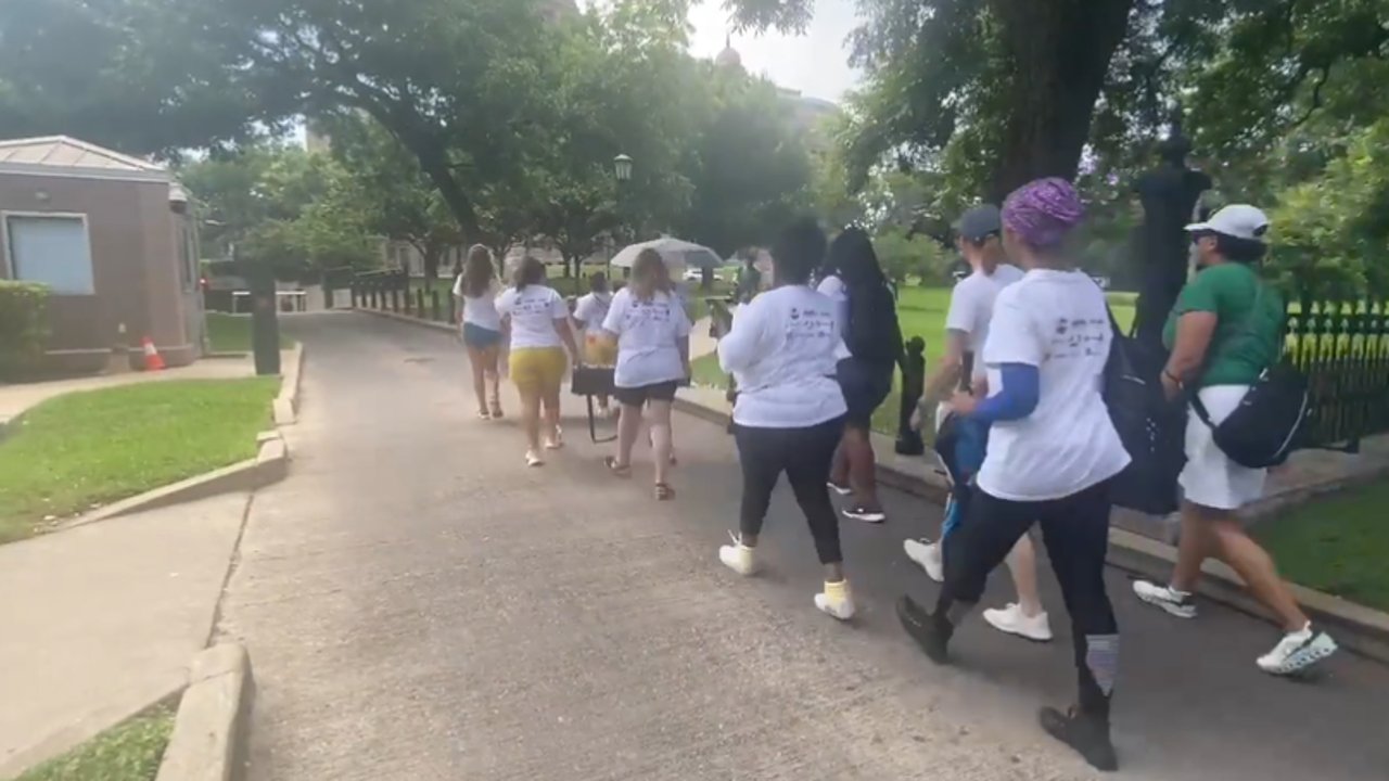 Texans commemorate Juneteenth by walking alongside Opal Lee