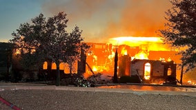 Lightning fire destroys home in Spicewood