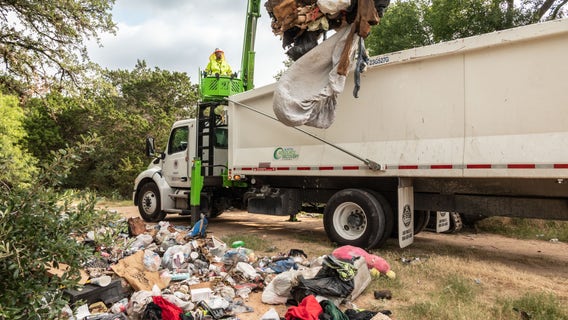75 unhoused residents, 30 dogs relocated from homeless encampment along Violet Crown Trail