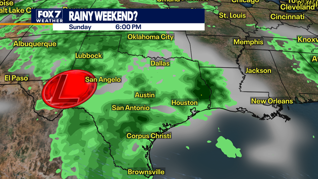 Austin weather: Rain chances increase this weekend