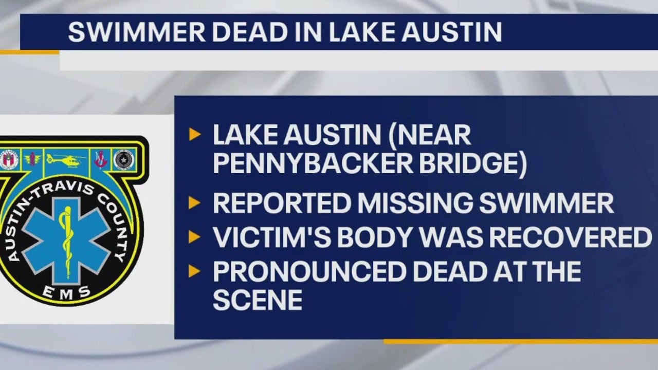 Missing swimmer dies in Lake Austin