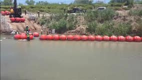 Department of Justice sues Texas over floating border barrier in the Rio Grande