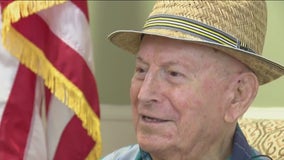 WWII combat veteran in Austin turns 102 years old