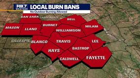 Several Central Texas counties announce burn bans