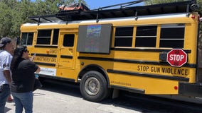 Parents of school shooting victims bring gun violence prevention bus tour to Austin