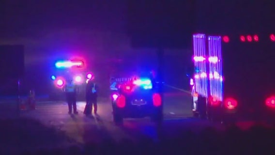 Fiery wreck on SH 45 leaves 1 dead, 1 critically injured