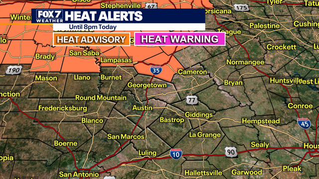 Austin weather: Fewer heat advisories, but triple-digit streak continues