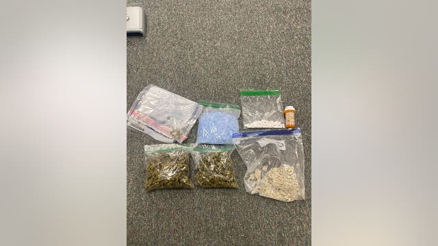 Houston man found traveling in Fayette County with pills, mushrooms, marijuana