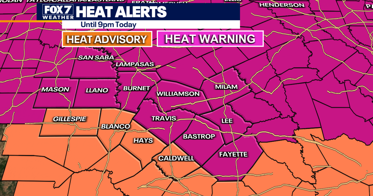 Austin weather: Hot and dry with highs over 100 degrees Wednesday | FOX ...
