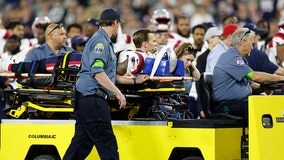 Packers-Patriots preseason game suspended, player carted off field