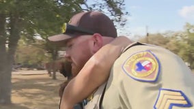 Fayette County deputy reunites with woman he rescued from burning home