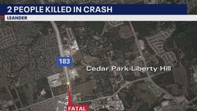 Leander police searching for driver involved in crash that killed two, hospitalized four