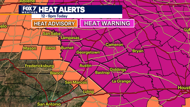 Austin weather: Hotter Thursday; excessive heat warning issued