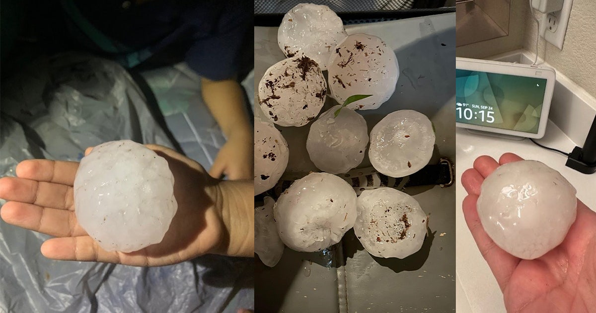 PHOTOS: Large, damaging hail hits Central Texas | FOX 7 Austin