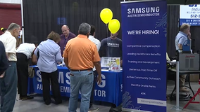 Taylor Samsung chip plant hires at Williamson County job fair
