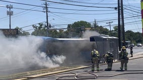 CapMetro bus on fire in south Austin; expect delays: AFD