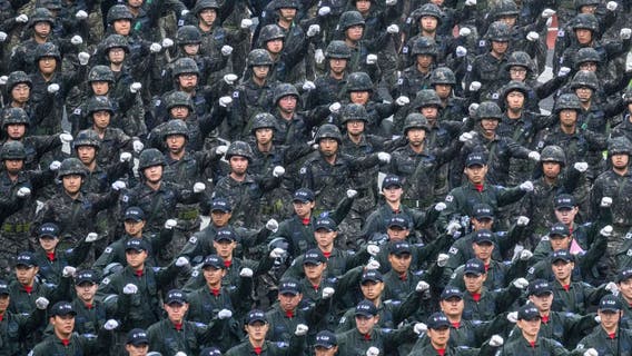 South Korea parades powerful weapons, thousands of troops in massive Armed Forces Day ceremony