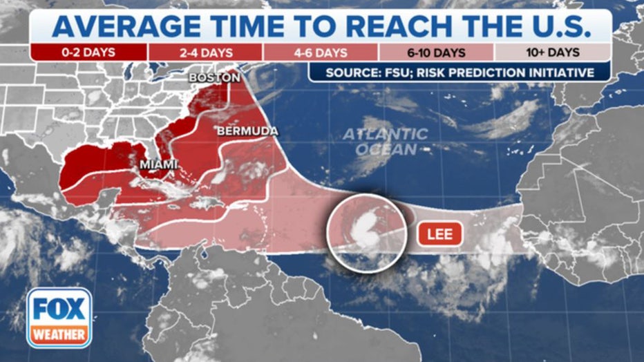 LEE APPROACHING HURRICANE STRENGTH… …EXPECTED TO RAPIDLY INTENSIFY INTO AN  EXTREMELY DANGEROUS HURRICANE BY THE WEEKEND