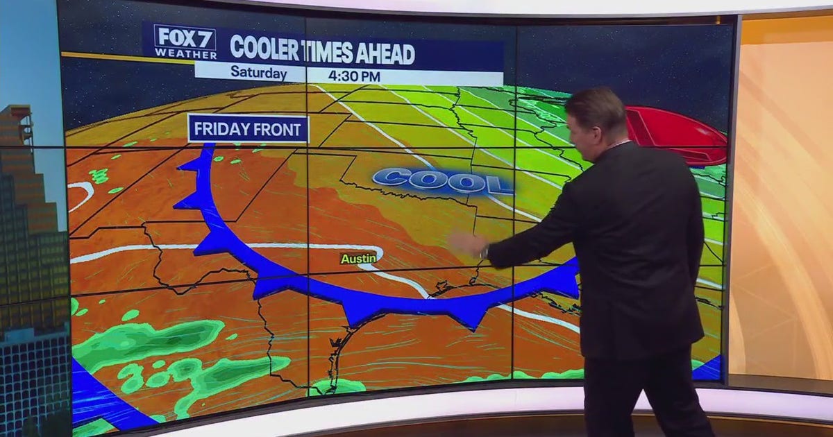 Austin weather: First cold front brings widespread rain, cooler ...