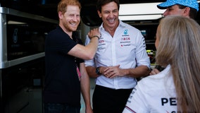 Prince Harry, other celebrities at Formula 1 United States Grand Prix