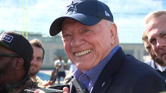 Jerry Jones 'envious' of Texas Rangers' playoff success
