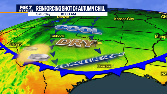 Austin weather: Second cold front to bring us coldest temperatures since April