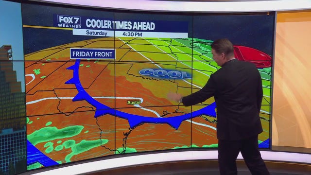 Austin weather: First cold front brings widespread rain, cooler temperatures to Central Texas