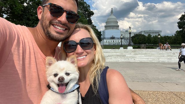 Dog taken from couple's driveway; man spotted with it in South Austin