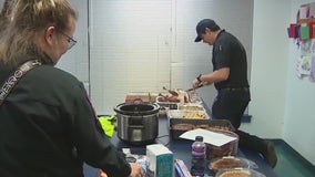 First responders celebrate Thanksgiving at EMS Station 33