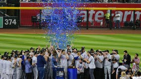 Austin Texas Rangers fans celebrate World Series victory