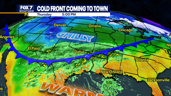 Austin weather: Warm Wednesday; temperatures tumble Thursday, Friday