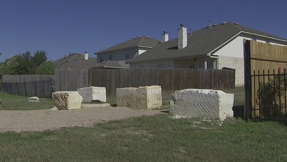Pflugerville residents upset about limestone blocks blocking lake access