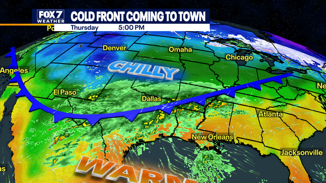 Austin weather: Warm Wednesday; temperatures tumble Thursday, Friday