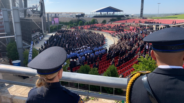 Fallen APD officer Jorge Pastore remembered at memorial services