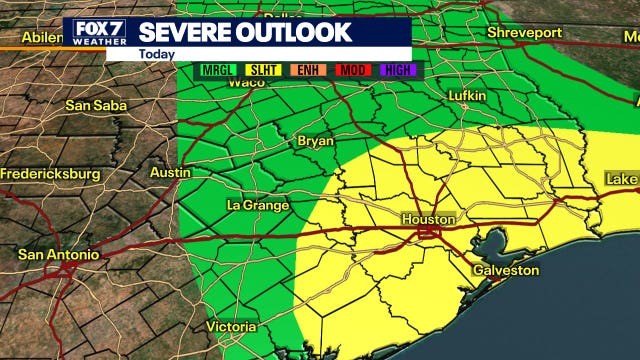 Austin weather: Severe storms risk, tornadoes possible in some areas
