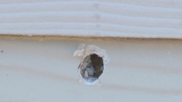 Woman finds apartment riddled with bullet holes after returning from Christmas