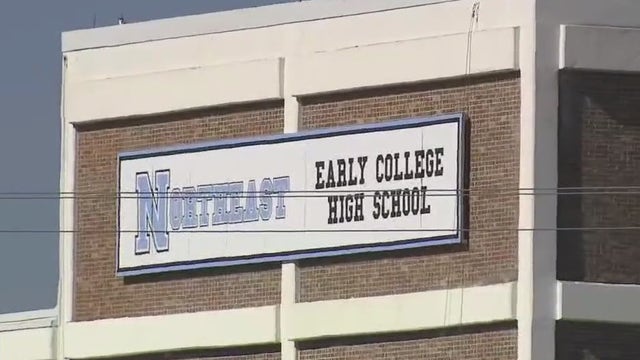 Students react to lockdown following shooting on Northeast ECHS campus