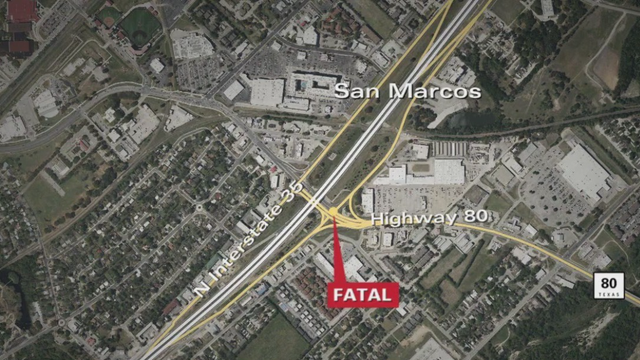 Pedestrian killed after being hit by 18-wheeler in San Marcos