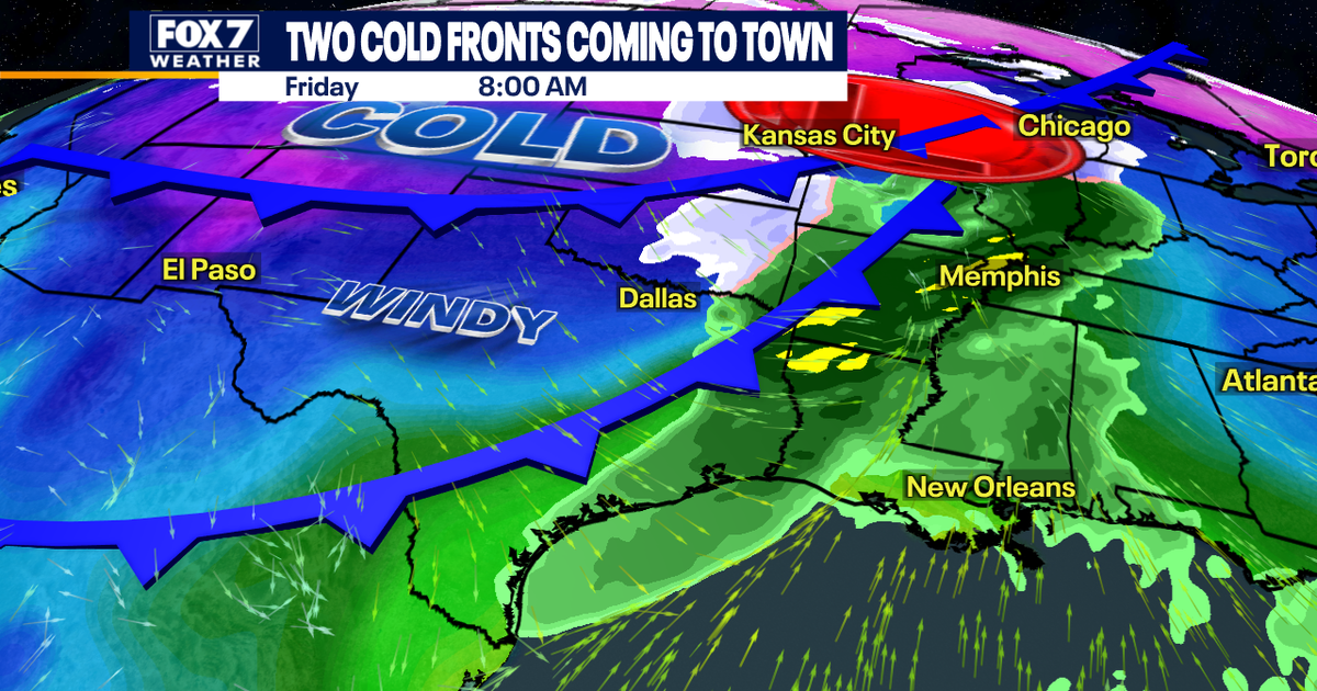 Austin weather: First of two cold fronts arrives Thursday night | FOX 7 ...